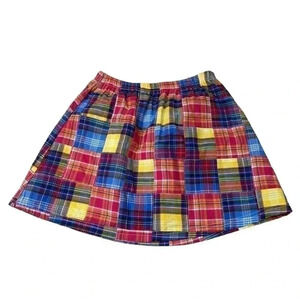 Madras Patchwork Skirt Size M